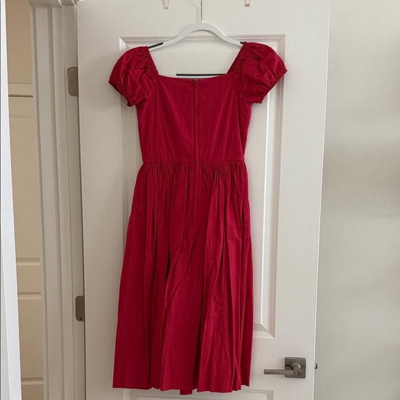 Red midi Dress - Picture 3 of 5